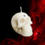 "Hell Yeah Poulette" Skull Candle, White