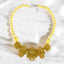 Collier crâne KREEPSVILLE666 - Or à paillettes