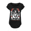T-shirt femme Loose "Queen of Helldom" Noir