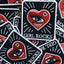 Patch brodé « Girl rocks » ❤️👁🤘