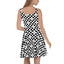 Printed knit dress, Damier Poulettes Sisters skater skirt, "Hell Fast"