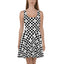 Printed knit dress, Damier Poulettes Sisters skater skirt, "Hell Fast"