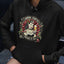 Women's "Sorry Santa, I drank it all" Black Hoodie