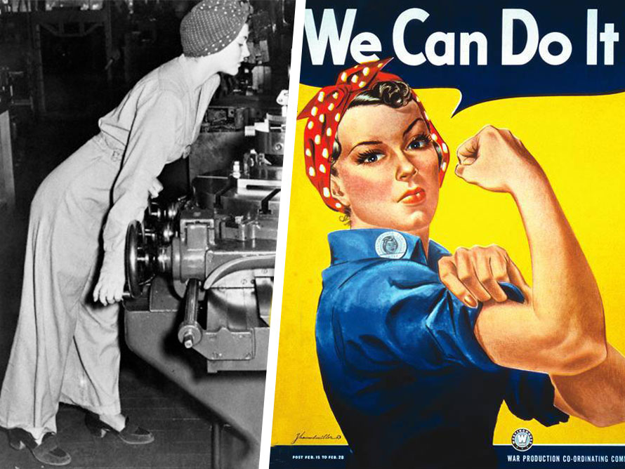 Rosie Riveter : We can do it