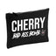 LARGE "Cherry Bad Ass Bomb" Black Zippered Pouch