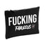 LARGE "Fucking Fabulous" Black Zippered Pouch