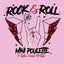 T-shirt enfant "Rock'n'Roll Mini Poulette" rose