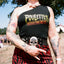 Crop top Assymétrique Femme "Sisters from the pit" noir