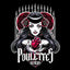 T-shirt femme, col rond "Bloody Poulette" Noir
