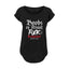 T-shirt Femme Loose Noir "Boobs en Avant"
