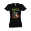 T-shirt col rond Femme "Sisters from the pit" noir