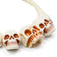 KREEPSVILLE666 Skull Necklace - Ecru