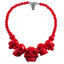 Collier crâne KREEPSVILLE666 - Rouge