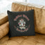 Black "it's rolling my hen" cushion cover