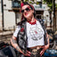 Crop top femme "Hell Yeah" Blanc