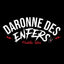T-shirt femme, col rond "Daronne des enfers" Noir