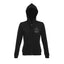 Women's "Hell Yeah Poulette" Black Zip-Up Hoodie