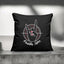 Housse de coussin "Hell Yeah Leo" noir