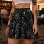 Jupe Patineuse allover "Skull Roses"