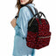 "Red Leo" Leopard Multi-Pocket Backpack