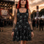 Robe Patineuse allover "Skulls Roses"