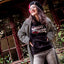 Sweat à capuche Femme "Cherry Bomb" Noir