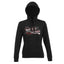 Sweat à capuche Femme "Cherry Bomb" Noir