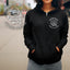 Women's "Hell Yeah Poulette" Black Zip-Up Hoodie