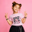 T-shirt enfant "Mini Poulette Club" Rose