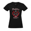 T-shirt femme, col V "Hell Sisters" Noir
