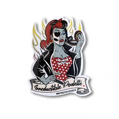 Patchs & Stickers Sticker "Irreductible Poulette Zombie"