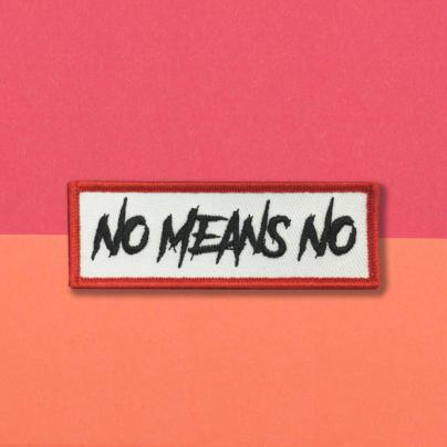 Patchs Brodes Patch "No Means No"