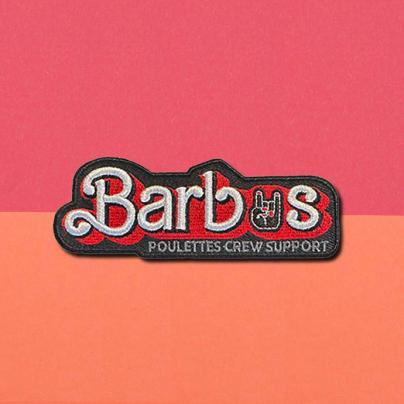 Patchs Brodes Patch "Barbus" Poulettes Crew Support