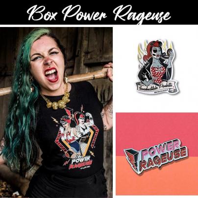 T-Shirts BOX Tee-shirt "Power Rageuse" noir